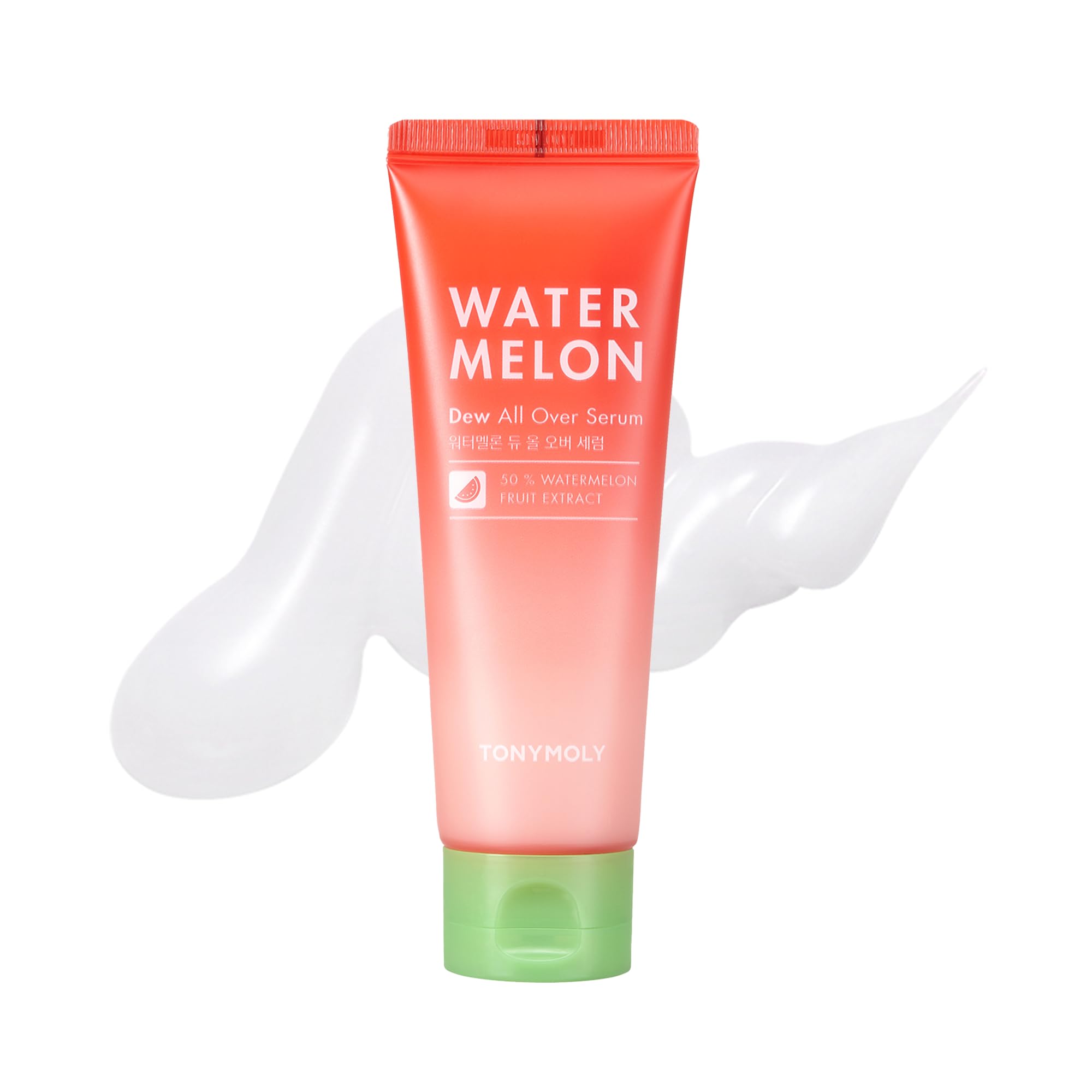 TONYMOLY Watermelon Dew All Over Body & Face Serum, Hydrating Serum for Glowing Skin, Korean Skincare, Watermelon Extract, Aloe Leaf Extract & Centella Asiatica, All Skin Types