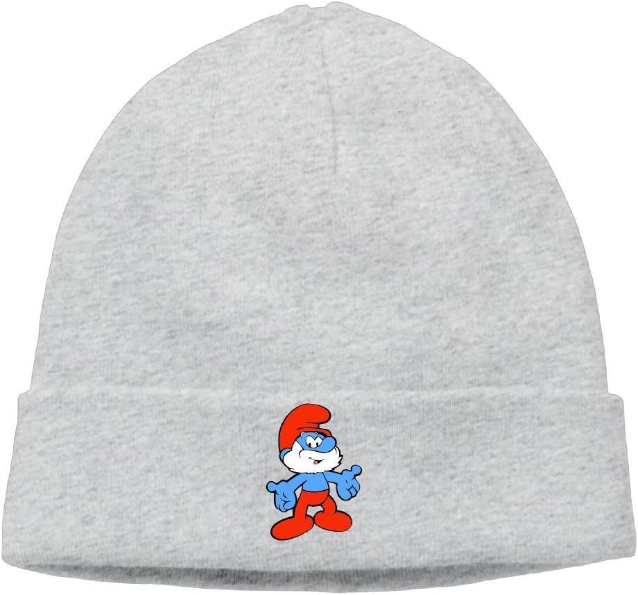 Smurfs Mushroom-shaped Houses Cool Beanies Hats Classic Winter Hats Cap