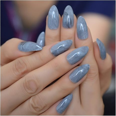 Amazon Co Jp Mingtai マットの偽の爪の薄いピンクのかわいい人工的な正方形の爪成人ネイルアートツール装飾的な爪 Color 5 ホーム キッチン