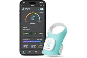 Sense-U Smart Sock Shoe Baby Monitor - Track Baby’s Heart Rate, Movement and Sleep, Infant Foot Monitor for Peace of Mind