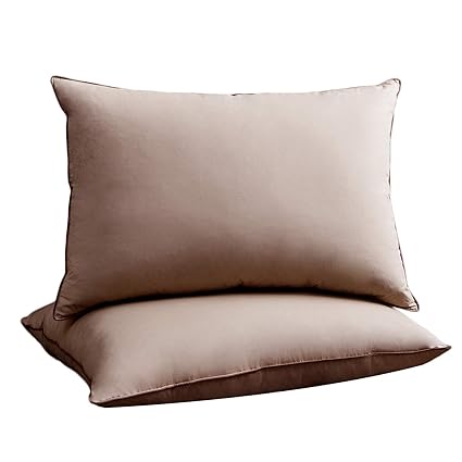 Amazon Com Snowman Luxury Goose Down Pillow Sleeping Set Of 2
