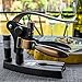 Wine Opener Set - Corkscrew, Foil Cutter, Vacuum Wine Stopper, Extra Spiral and Stand - Open a Bottle in 3 Steps