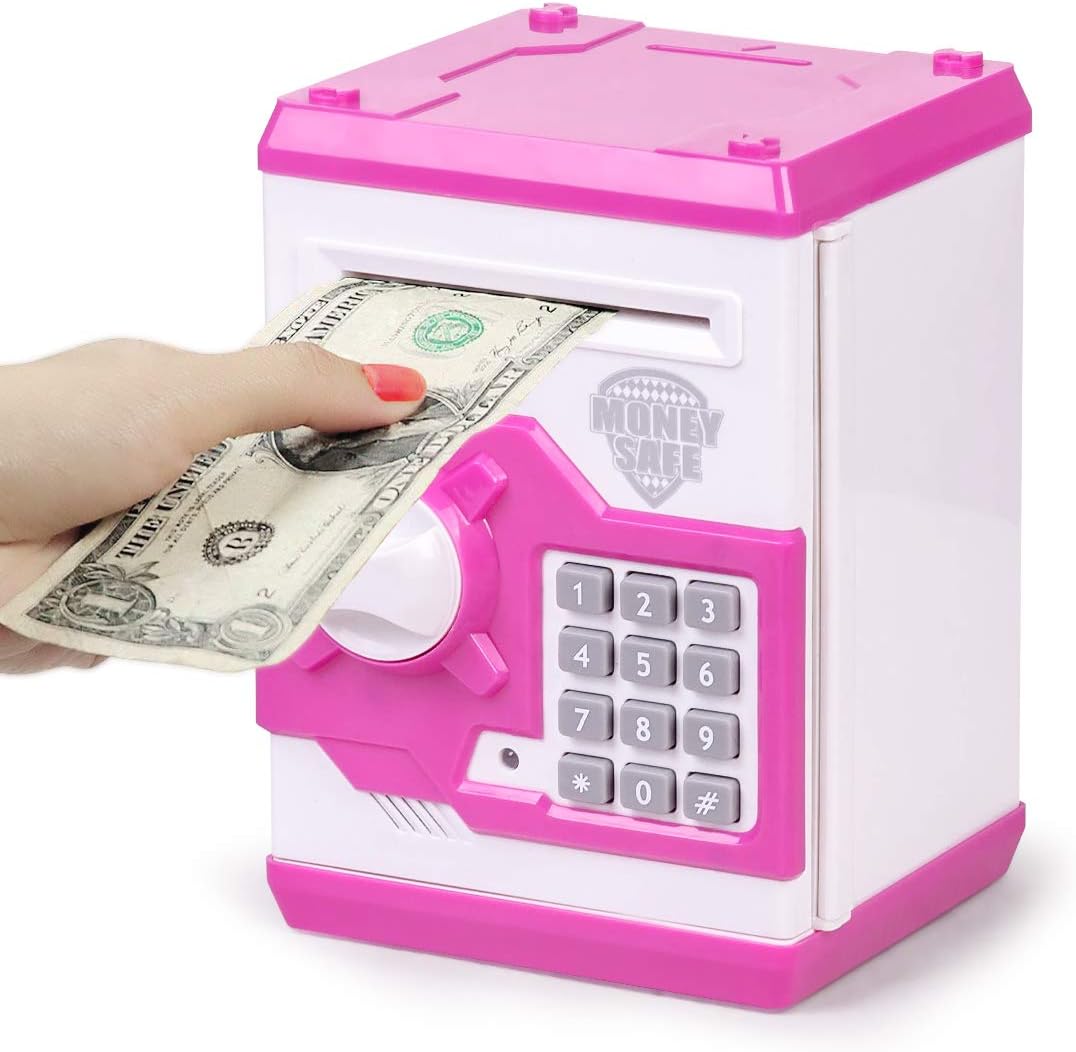 Yellcetoy Money Box for Kids Ages 3-12