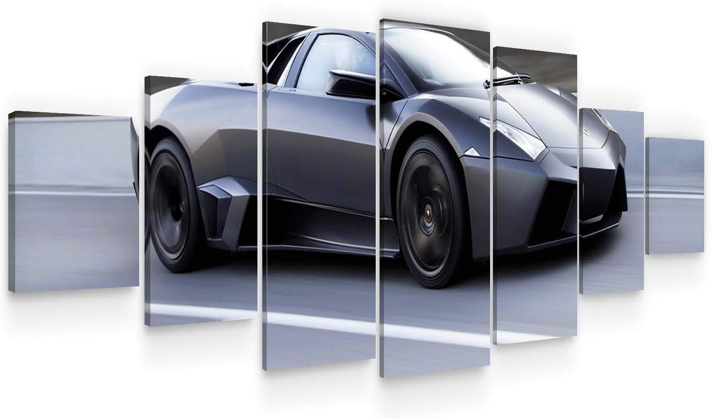 Startonight Huge Canvas Wall Art Classy Sport Car - Large Framed Set of 7 40" x 95"