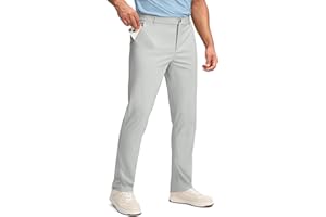 Obla Men's Golf Pants - 30"/32"/34" Slim Fit Stretch Lightweight with 5 Pockets Casual Travel Dress Work Pants for Men