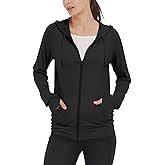 LETAOTAO Womens' Lightweight Zip Up Hoodies Stretch Thin Summer Jackets For Women