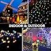 GEEKHOM Solar String Lights [72ft 200 LED 8 Modes] Led Decorative Fairy Light Solar & USB Powered 2-in-1 for Garden, Party, Patio, Xmas Tree, Outdoor(Multi Color)