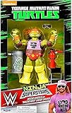 WWE Michelangelo as Macho Man Teenage Mutant Ninja Turtles TMNT Ninja Superstars Playmates Toy Wrestling Action Figure