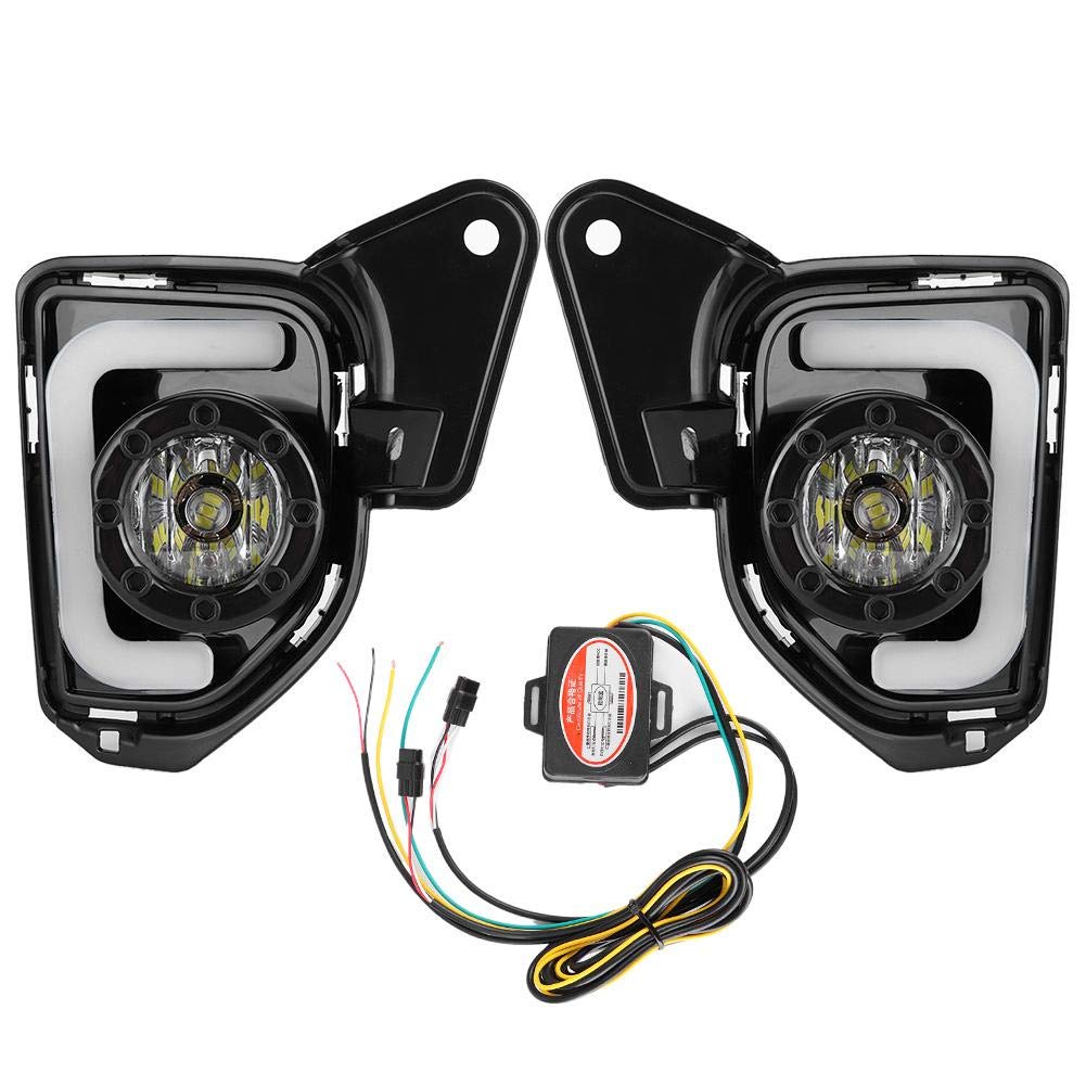 Bigking Daytime Running Light,12V LED DRL Daytime Running Lights Fog Lamps 6000K - 6700K Fits for Hi