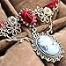 TOPUNDER Cameo Red Rose Lace Fashion Necklace Jewelry Women Gift Xmas Pendant by