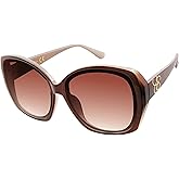 Jessica Simpson Women's J5839 Oversized Butterfly Sunglasses
