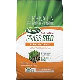Scotts Turf Builder Grass Seed Bermudagrass, 1 lb. | Grass Seed with Lawn Fertilizer and Soil Improver, Drought-Tolerant