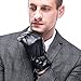 Anccion Mens Touchscreen Texting Winter warm Dress PU Faux Leather Driving Gloves