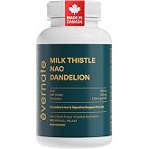 ALL-IN-ONE Liver Support Complex – Milk Thistle, NAC & Dandelion Root – Liver Detox & Cleanse + Digestion Support