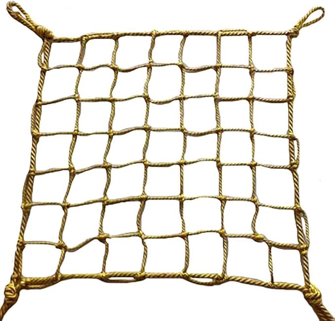 Safety Netting Outdoor Rope Net, Yellow Outdoor Protective Safety Nylon Net, Children's Pet