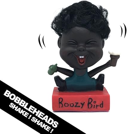 black bobble head dolls