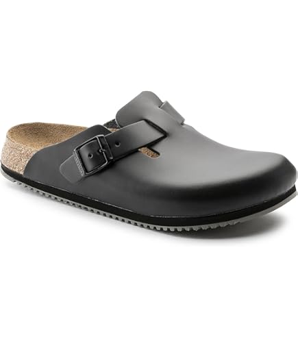 Amazon.com: Birkenstock 1023744339 Boston Exq- Black LTR N 39