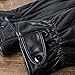 Anccion Men's Genuine Sheepskin Leather Driving Gloves, XL, Black