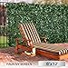 Windscreen4less 1PC 6' x 12' Artificial Faux Ivy Leaf Decorative Fence Screen Faux Leaves Fence Cover Wall Decoration for Outdoor Garden Patio Porch Deck Balcony Yard