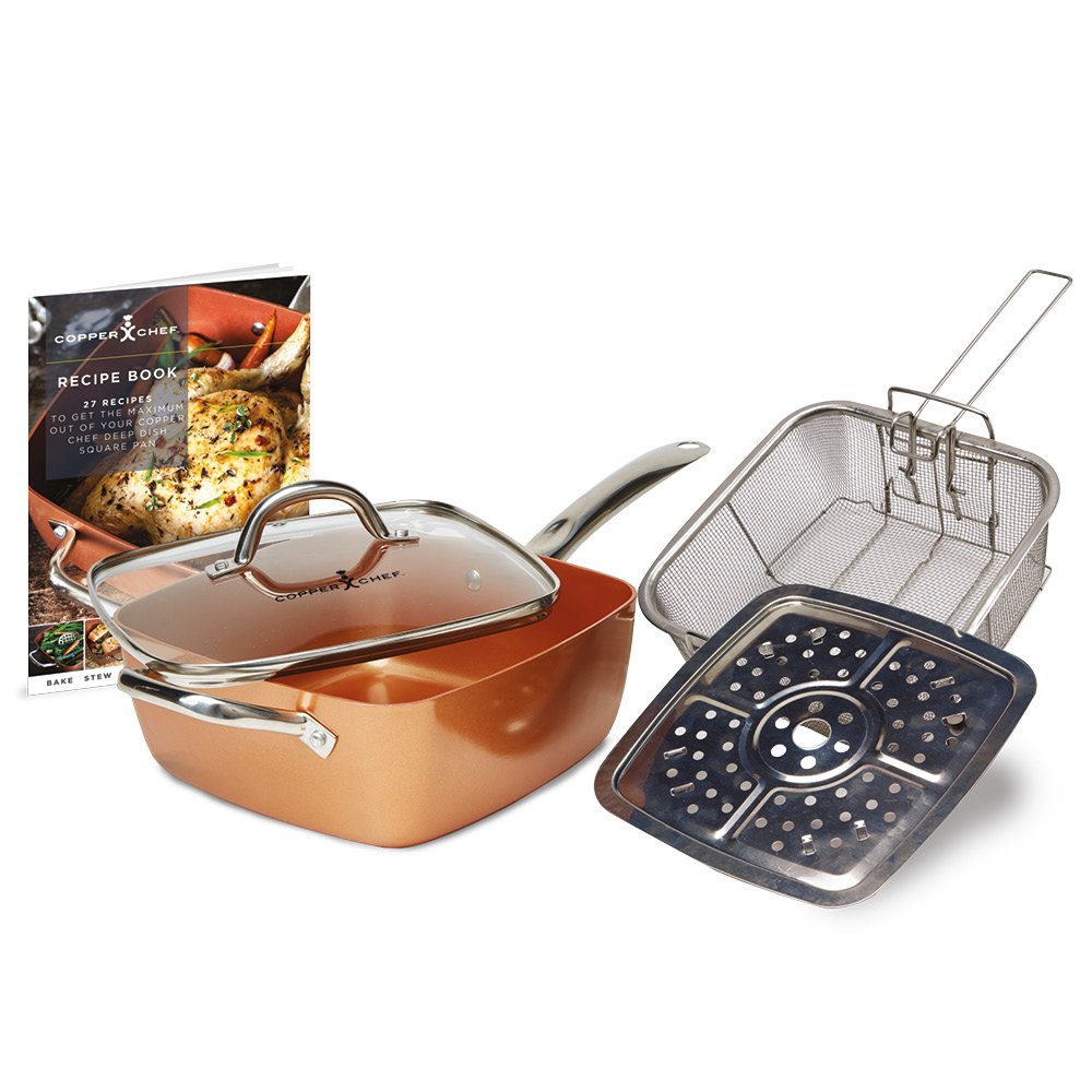 Copper Chef 6in1 NonStick Pan (5 Piece Set) (As Seen on High Street TV) eBay