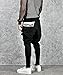 Low Crotch Joggers Harem Pants Stylish Hip Hop Drawstring Slim Fit Sweatpants Trousers