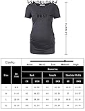 Coolmee Maternity Shirt Side Button and Ruched