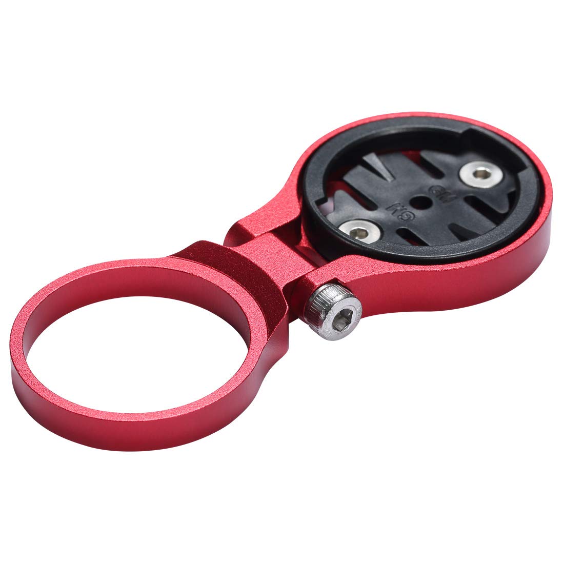 Photo 1 of Dymoece Adjustable Bicycle Stem Computer Mount for Garmin Edge 25 130 200 500 510 520 800 810 820 1000 1030 (Red)