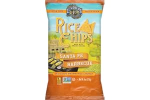 Lundberg Family Farms Rice Chips, Santa Fe Barbeque, 6 Ounce (Pack of 12)