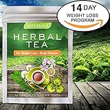 Nature Ace Weight Loss Tea - Best For Teatox, Detox, Body Cleanse, Bloating Reduction, Metabolism and Energy Boost - 100% Natural Organic Chinese Herbs - For Men & Women - Fast Action Premium Tea Bags