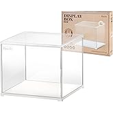 Rolife Dust Cover for Miniature House Building Sets, Stackable Acrylic Display Case with Door Dustproof Prevention (10.6x8.6x
