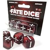 Evil Hat Productions EHP09021 Fate Infernal Dice, Multi-Colour, Multicoloured