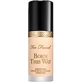 Too Faced Born This Way Natural Finish Longwear Liquid Foundation | Medium-To-Full Coverage | Hydrating + Oil Free