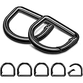 Small D Ring Carabiner Clips, Metal Tiny Keychain Spring D Rings Hook for Car Keyring, Backpack Clips, Webbing