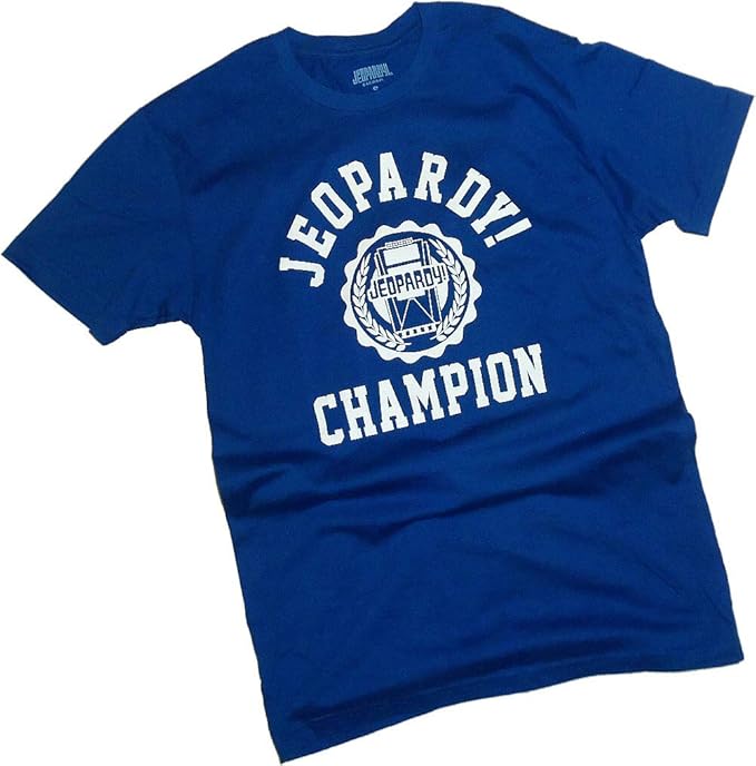 JEOPARDY, Champion Athletic Print, Adult TShirt, XLarge Clothing