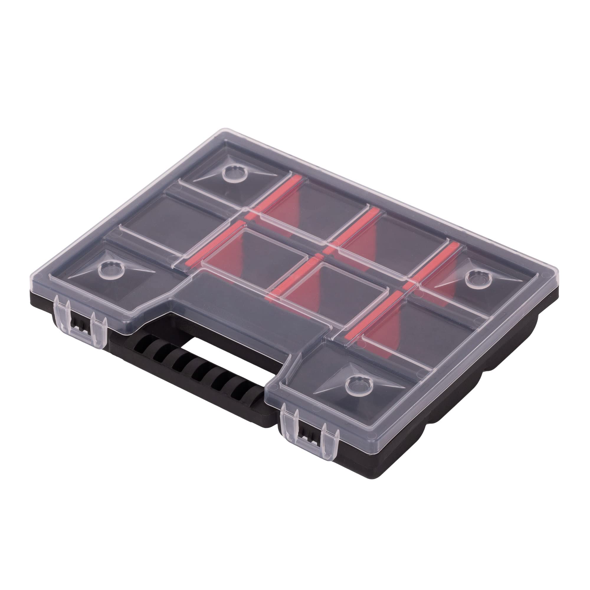 Mivos Assortment Box 8 Inches - 11 Compartment Screw Box - Storage & Sorting for Small Parts & Accessories - 195 x 155 x 35 mm - Made in EU