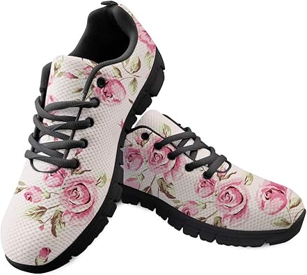 floral tennis shoes