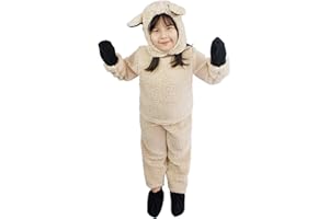 COORALLY Toddlers Boy Girl Wooly Sheep Costume Little Lamb Costume for Kids Halloween Christmas Outfits