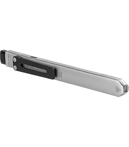 Streamlight Stylus Penna LED Ultra Sottile Con Luce Verde - Torcia Tattica In Alluminio, Impermeabile, 60 Ore Di Autonomia