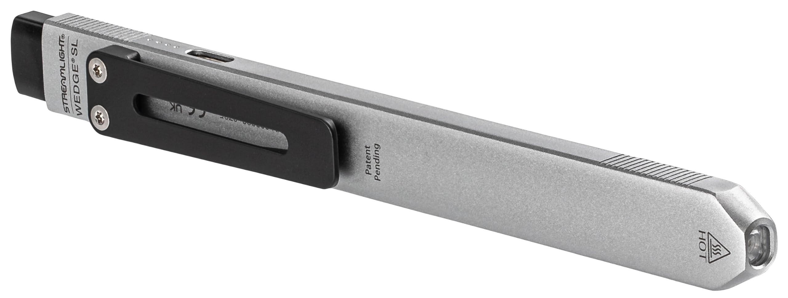 Streamlight 88842 Wedge SL 500-Lumen Max 100-Lumen Standard 1,600-Candela Ultra-Thin Rechargeable EDC Inspection LED Flashlight, Silver Image
