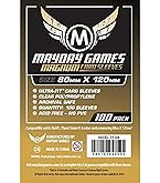 Amazon.com: Mayday Games Dixit Premium Card Sleeves - 80x120mm 90 Micron  Thick, 50 Per Pack, Oversized Clear Board Game Card Sleeves