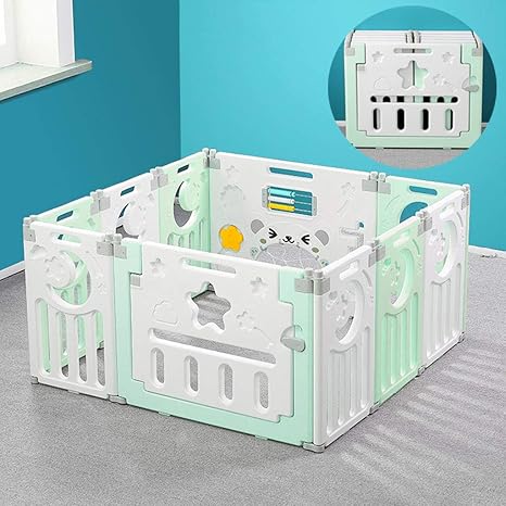 6 sided baby playpen