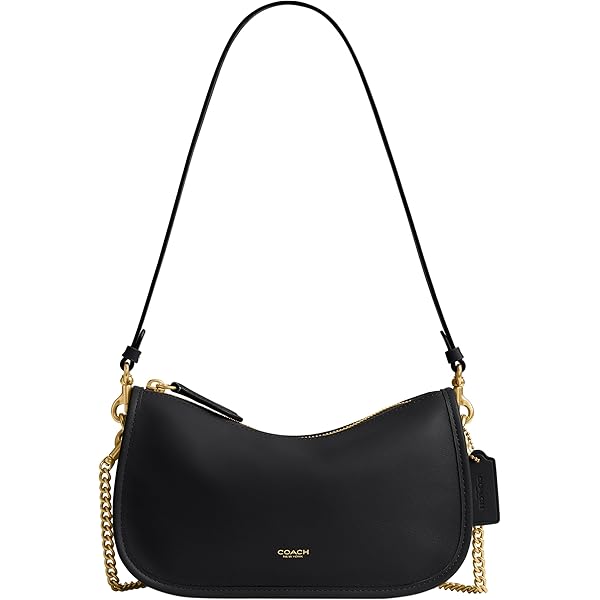 COACH Women's Glovetanned Leather Curve Zip Bag: Handbags: Amazon.com
