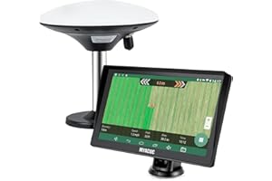 MYACUC Tractor GPS Navigator 9" Touch Screen GNSS Agricultural Navigator Suitable for Spraying Plowing and Sowing Farmland Ac