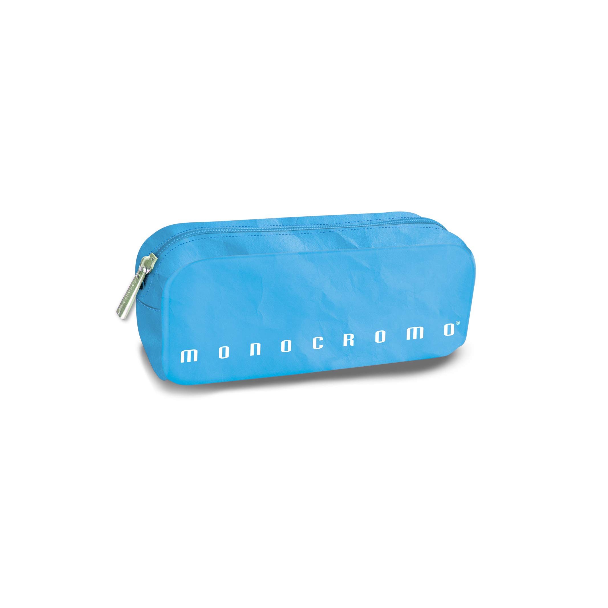 Single Colour Pencil case with Blue Paper Effect