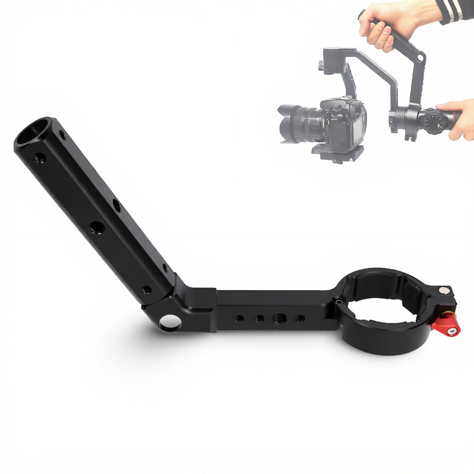 Handle for Zhiyu, Handheld Stabilizer Portable Extension Handle Grip for Crane2 for Feiyu AK2000 for Camera Video Record