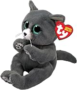 TY Beanie Bellies Binx Russian Blue Cat Plush 15cm Toy