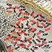 2020 Confetti | Pack of 1000, 1.5 Oz - Graduation Table Decorations | Graduation Confetti Great for Graduation Party Supplies | Graduations Decorations 2020 | Red and Black