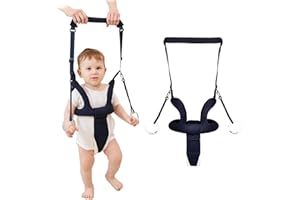 Ocanoiy Baby Walking Helper, Handheld Baby Walking Harness, Infant Toddler Walker Assistant Belt, Baby Standing Support Help Baby Walk, Walking Assistance for Babies 8-16 Months (Dark Blue)