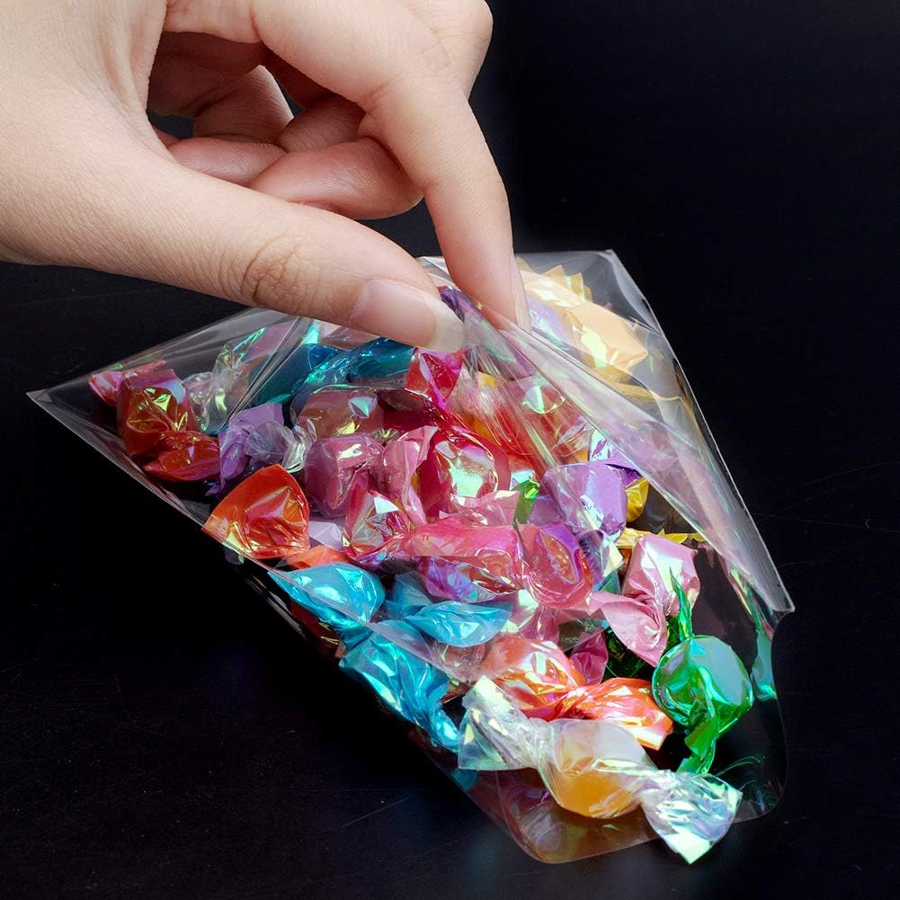 PH PandaHall 600pcs Clear Flat Cello Cellophane Treat Bags - Image 5