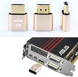 DTECH HDMI Dummy Plug 4K Display Emulator 3 Pack Headless EDID view 2